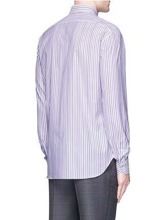 Back View - Click To Enlarge - ISAIA - 'Milano' stripe cotton shirt