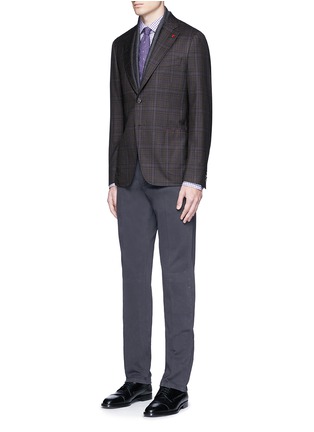 Figure View - Click To Enlarge - ISAIA - 'Parma' check cotton shirt