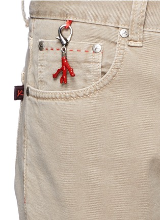 Detail View - Click To Enlarge - ISAIA - Cotton twill denim pants