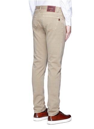 Back View - Click To Enlarge - ISAIA - Cotton twill denim pants