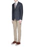 Figure View - Click To Enlarge - ISAIA - Cotton twill denim pants