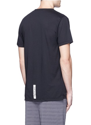 Back View - Click To Enlarge - THE UPSIDE - 'Fineline' stripe print T-shirt