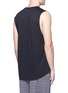 Back View - Click To Enlarge - THE UPSIDE - Logo block print muscle tank top