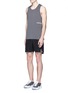 Figure View - Click To Enlarge - THE UPSIDE - Stripe jacquard knit tank top