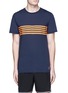 Main View - Click To Enlarge - THE UPSIDE - 'Panel Line' stripe print T-shirt