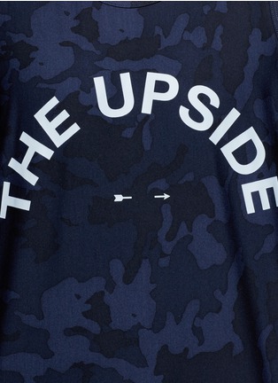 Detail View - Click To Enlarge - THE UPSIDE - 'Navy Seals' camouflage print performance tank top