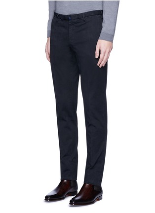 Front View - Click To Enlarge - INCOTEX - Slim fit cotton chinos