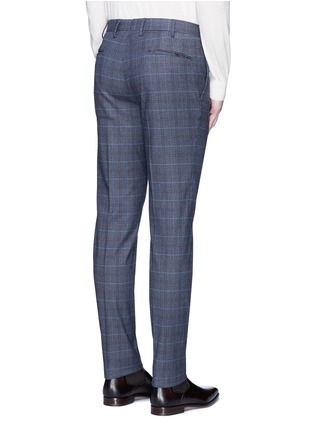 Back View - Click To Enlarge - INCOTEX - Slim fit houndstooth check pants