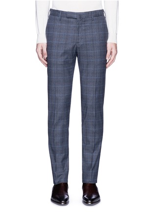 Main View - Click To Enlarge - INCOTEX - Slim fit houndstooth check pants