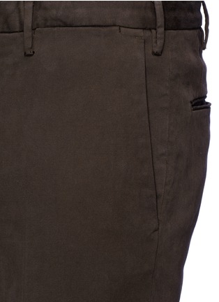 Detail View - Click To Enlarge - INCOTEX - Slim fit cotton chinos