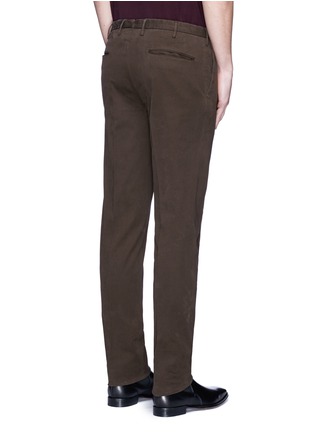 Back View - Click To Enlarge - INCOTEX - Slim fit cotton chinos