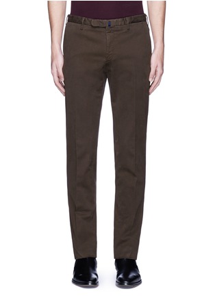 Main View - Click To Enlarge - INCOTEX - Slim fit cotton chinos