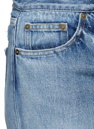 Detail View - Click To Enlarge - SAINT LAURENT - Original cut waistband boyfriend slim fit jeans