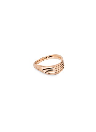 Main View - Click To Enlarge - FERNANDO JORGE - 'Stream Lines' 18k rose gold ring