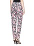 Back View - Click To Enlarge - MARKUS LUPFER - English rose silk jogging pants