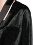 Detail View - Click To Enlarge - GIVENCHY - Satin shawl lapel diamond jacquard suiting jacket