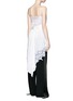 Back View - Click To Enlarge - GIVENCHY - Lace trim diamond floral jacquard camisole