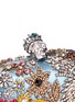 Detail View - Click To Enlarge - ALEXANDER MCQUEEN - Floral jewelled skull satin box clutch