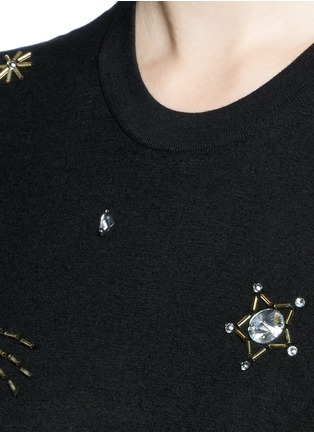 Detail View - Click To Enlarge - MARKUS LUPFER - 'Constellation' embellished Kate T-shirt