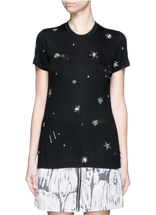 Main View - Click To Enlarge - MARKUS LUPFER - 'Constellation' embellished Kate T-shirt
