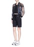 Figure View - Click To Enlarge - MARKUS LUPFER - 'Belle' stretch crepe shorts