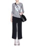 Figure View - Click To Enlarge - MARKUS LUPFER - 'Balloon Sailor' bead embellished Emma sweater