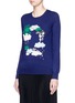 Front View - Click To Enlarge - MARKUS LUPFER - 'Weather Cycle' embellished Emma sweater