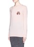 Front View - Click To Enlarge - MARKUS LUPFER - 'Mini Lara Lip' sequin Natalie sweater