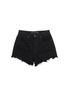 Main View - Click To Enlarge - T BY ALEXANDER WANG - 'Bite' frayed cuff denim shorts