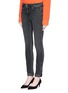 Front View - Click To Enlarge - T BY ALEXANDER WANG - 'Wang 001' washed skinny jeans