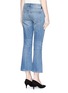 Back View - Click To Enlarge - T BY ALEXANDER WANG - 'Trap' light wash crop flare jeans