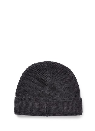 Figure View - Click To Enlarge - SCOTCH & SODA - 'Fresh' embroidery wool blend beanie