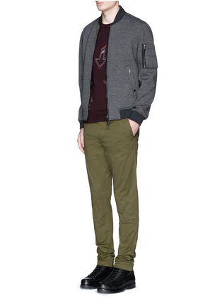Figure View - Click To Enlarge - SCOTCH & SODA - 'Stuart' slim fit stretch chinos