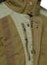Detail View - Click To Enlarge - SCOTCH & SODA - Drawstring hood canva parka