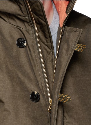 Detail View - Click To Enlarge - SCOTCH & SODA - Hooded bomber jacket