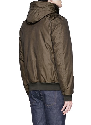 Back View - Click To Enlarge - SCOTCH & SODA - Hooded bomber jacket