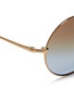 Detail View - Click To Enlarge - MATTHEW WILLIAMSON - Round gradient sunglasses