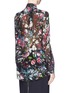 Back View - Click To Enlarge - MC Q - 'Festival Floral' silk georgette tunic shirt