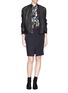 Figure View - Click To Enlarge - MC Q - 'Festival Floral' silk georgette tunic shirt