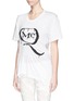Front View - Click To Enlarge - MC Q - Logo print smock T-shirt