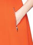 Detail View - Click To Enlarge - MC Q - V-neck zip skater dress