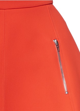 Detail View - Click To Enlarge - MC Q - Double zip flare skirt