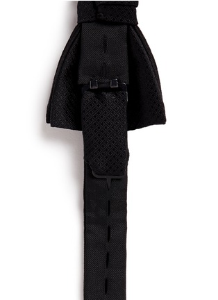 Detail View - Click To Enlarge - LANVIN - 'Palace' diamond silk jacquard bow tie