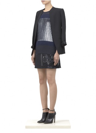 Figure View - Click To Enlarge - 3.1 PHILLIP LIM - Sequined-panel merino wool pullover