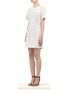 Front View - Click To Enlarge - 3.1 PHILLIP LIM - Pin-and-eyelet embellishment shift dress