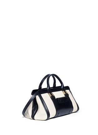 Detail View - Click To Enlarge - CHLOÉ - Alice two-tone medium leather bag