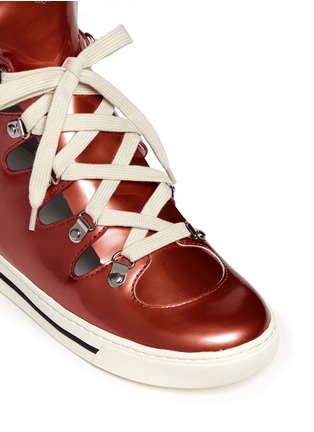 Detail View - Click To Enlarge - MARC BY MARC JACOBS - Cut-out high top sneakers