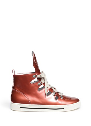 Main View - Click To Enlarge - MARC BY MARC JACOBS - Cut-out high top sneakers