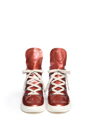Figure View - Click To Enlarge - MARC BY MARC JACOBS - Cut-out high top sneakers