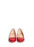 Figure View - Click To Enlarge - PEDDER RED - Patent leather round-toe pumps